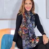 Pañuelo de seda mosaico chic