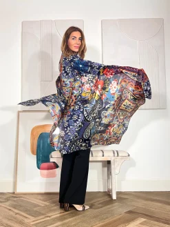 Pañuelo de seda mosaico chic