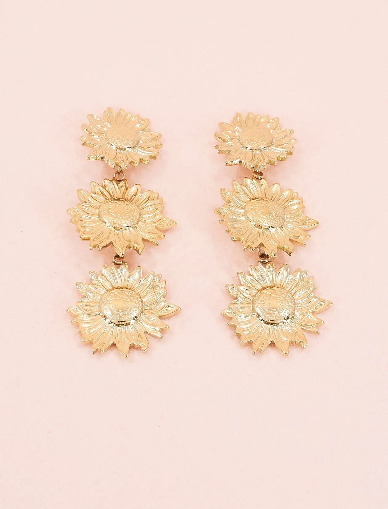 PENDIENTES GIRASOL