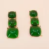 PENDIENTES VERDE QUE TE QUIERO