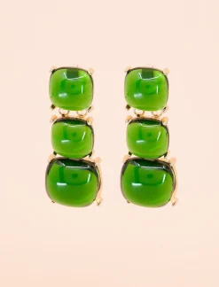 PENDIENTES VERDE QUE TE QUIERO