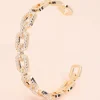 Pulsera Eslabones De Circonitas