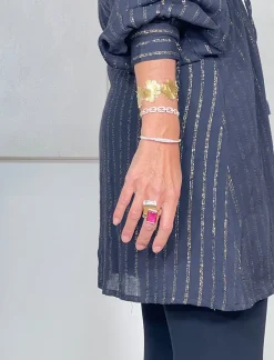 Pulsera Eslabones De Circonitas