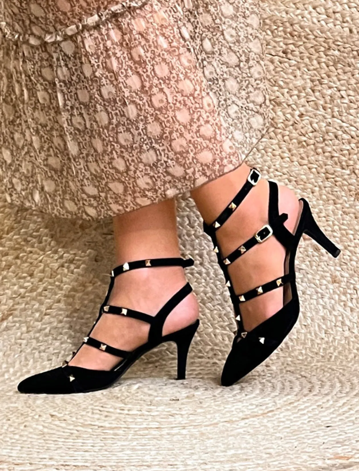 Sandalia charlotte negro