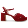 Sandalia Más Cómoda Rojo