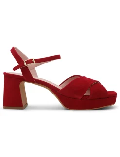 Sandalia Más Cómoda Rojo