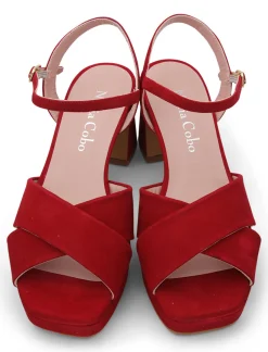 Sandalia Más Cómoda Rojo