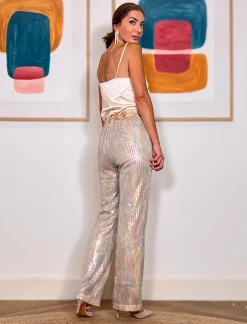 TOP LENCERO SUAVE Y CHIC CHAMPAN