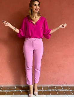 Total look para todo chic rosa