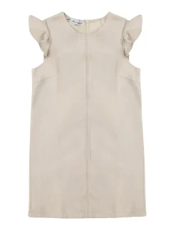 VESTIDO CHIC VOLANTE IDEAL HIELO