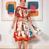 Vestido de seda Elegancia chic