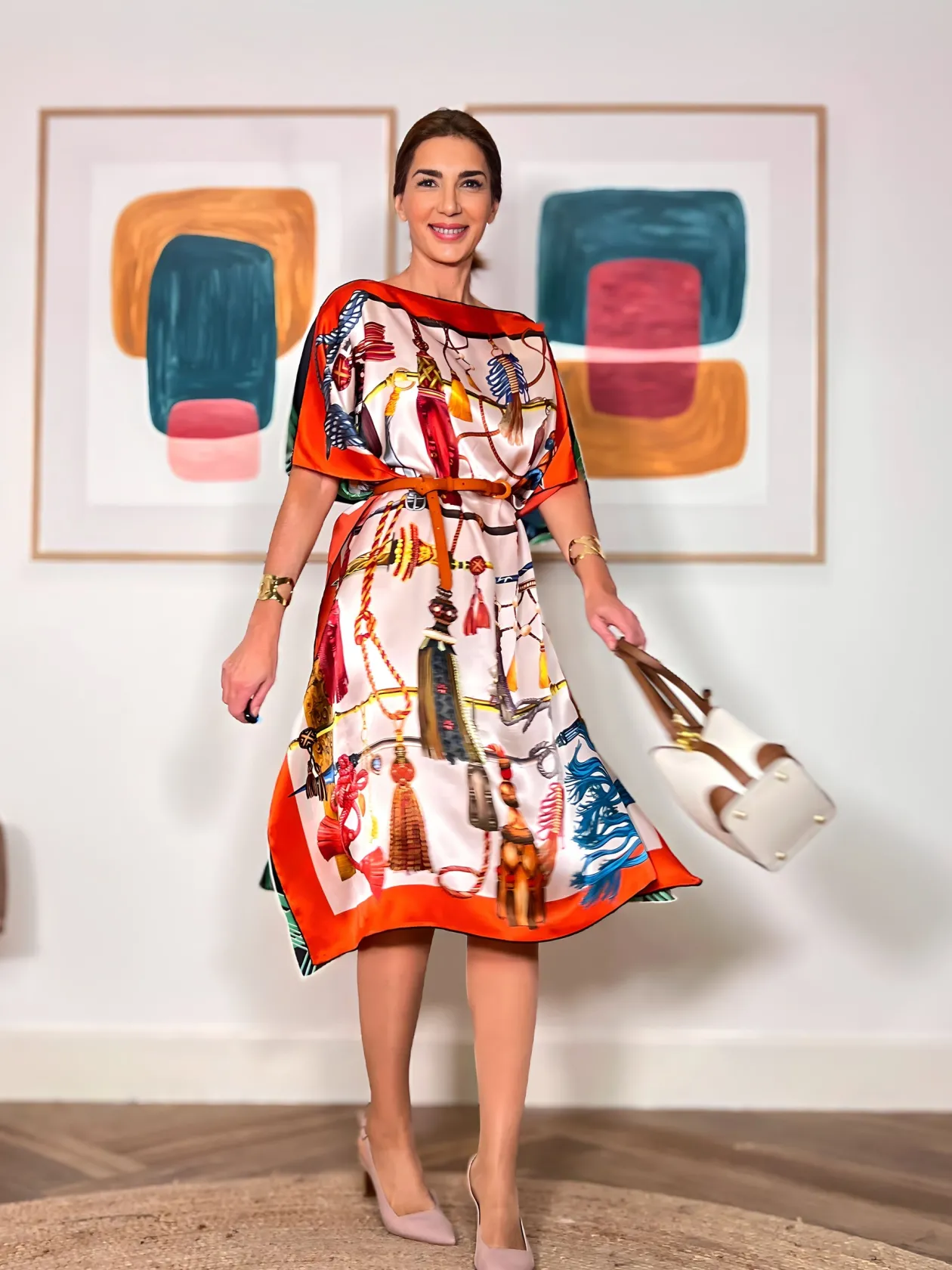 Vestido de seda Elegancia chic