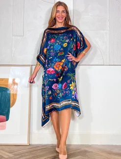 Vestido de seda jardín chic
