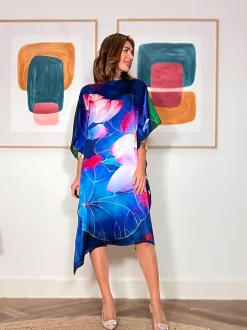 Vestido de seda Loto mágico