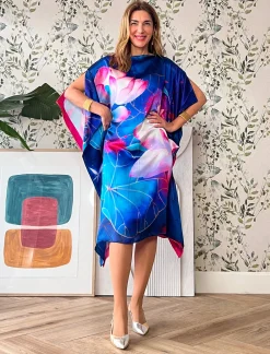 Vestido de seda Nenufar