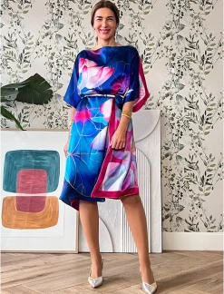 Vestido de seda Nenufar