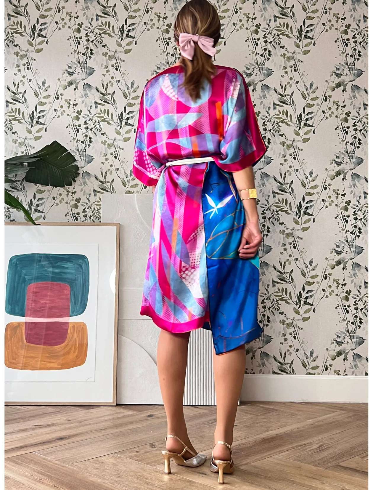 Vestido de seda Nenufar