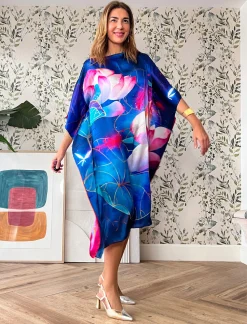 Vestido de seda Nenufar