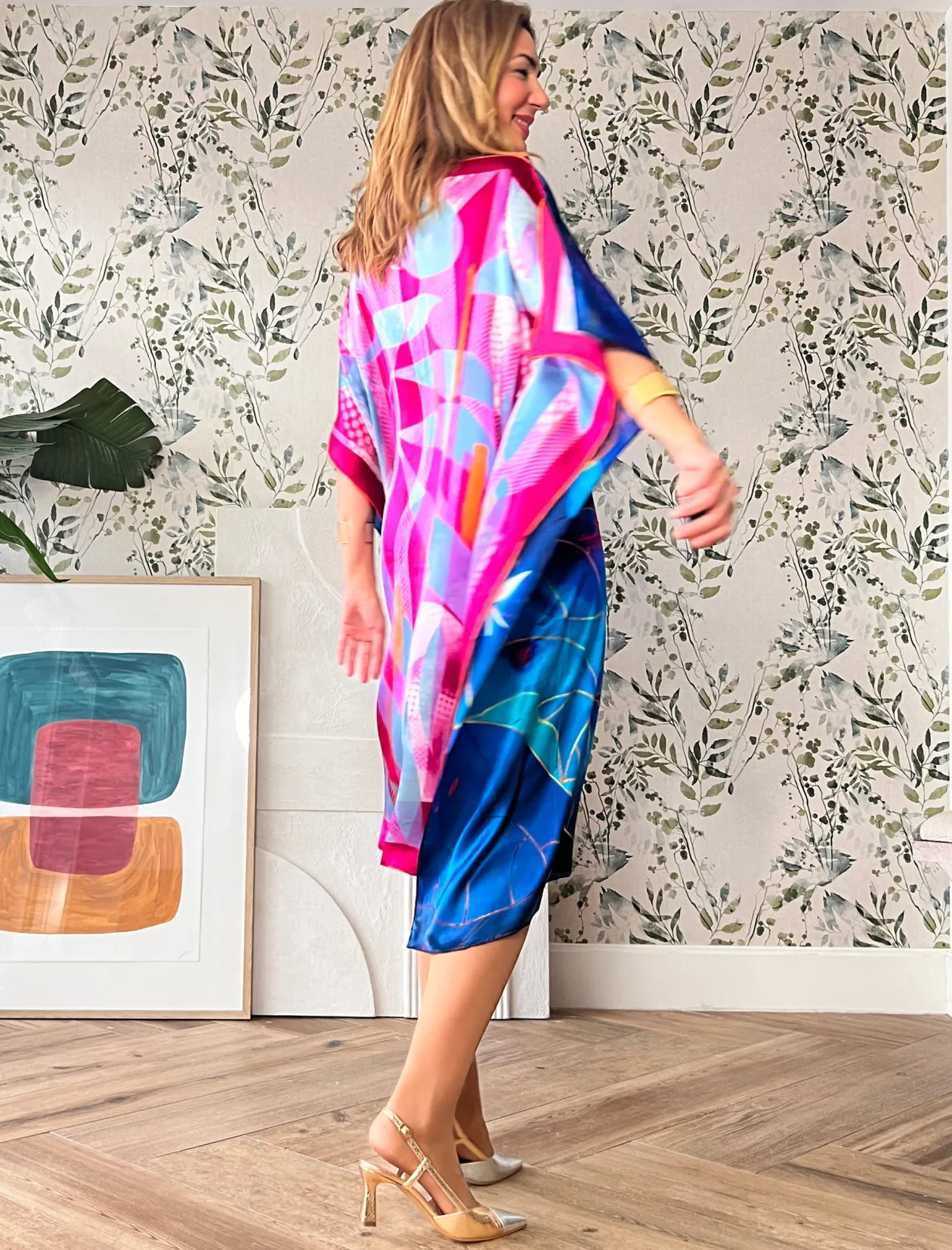 Vestido de seda Nenufar