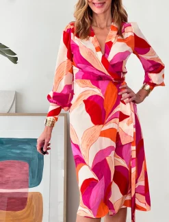 Vestido fluido floral