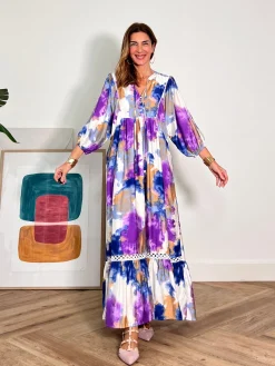 Vestido Ideal boho fluido