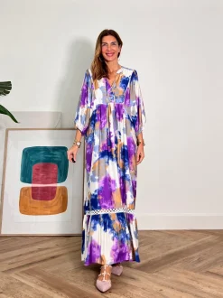 Vestido Ideal boho fluido