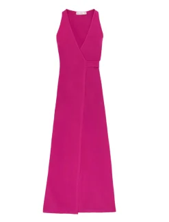 VESTIDO MUY FAVORECEDOR FUCSIA